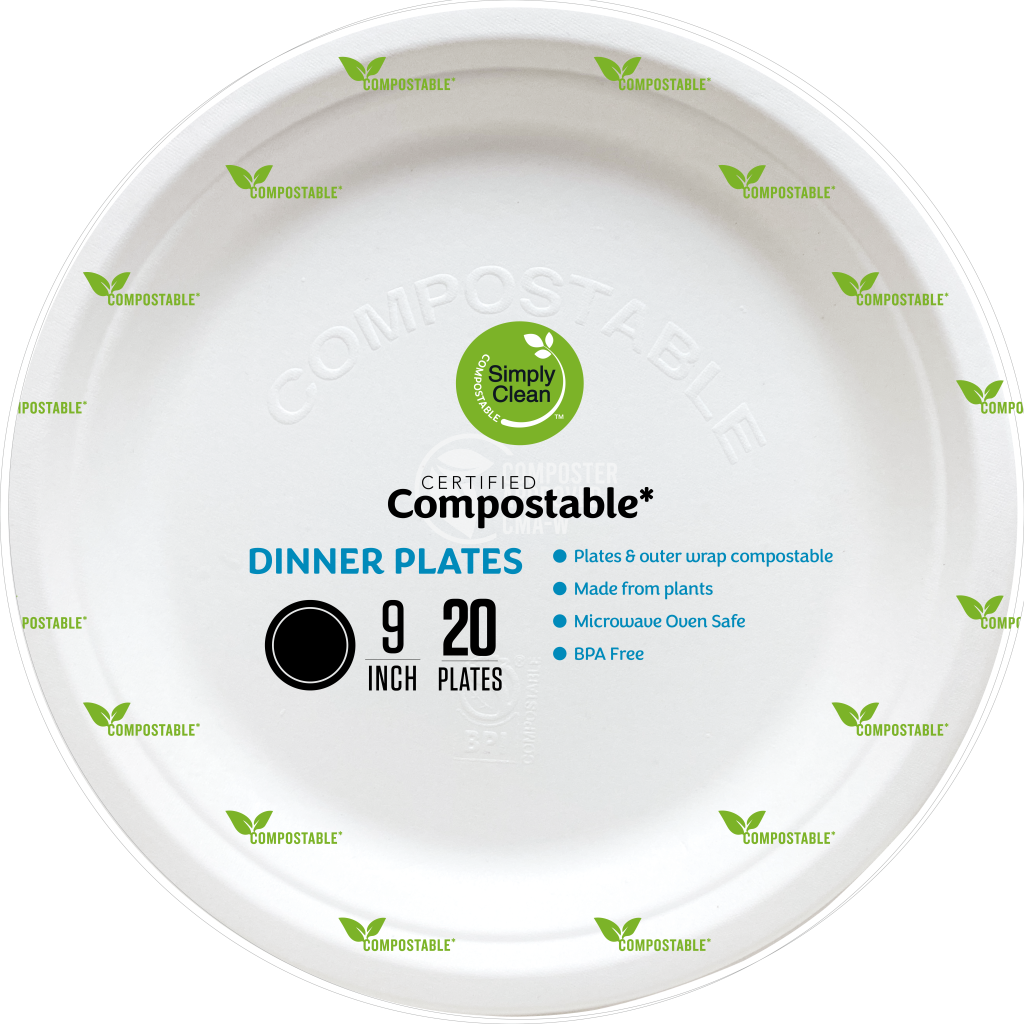 Simply Clean Compostable Plates - Image 3