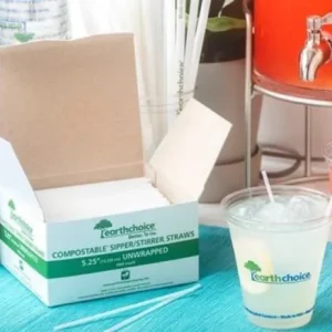 Pactiv Evergreen Straws - Wrapped and Unwrapped