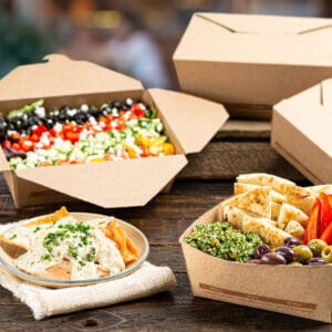 Sysco Earth Plus Compostable Take Out Cartons