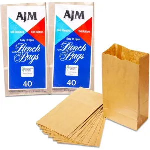 AJM Packaging Paper Lunch Bags