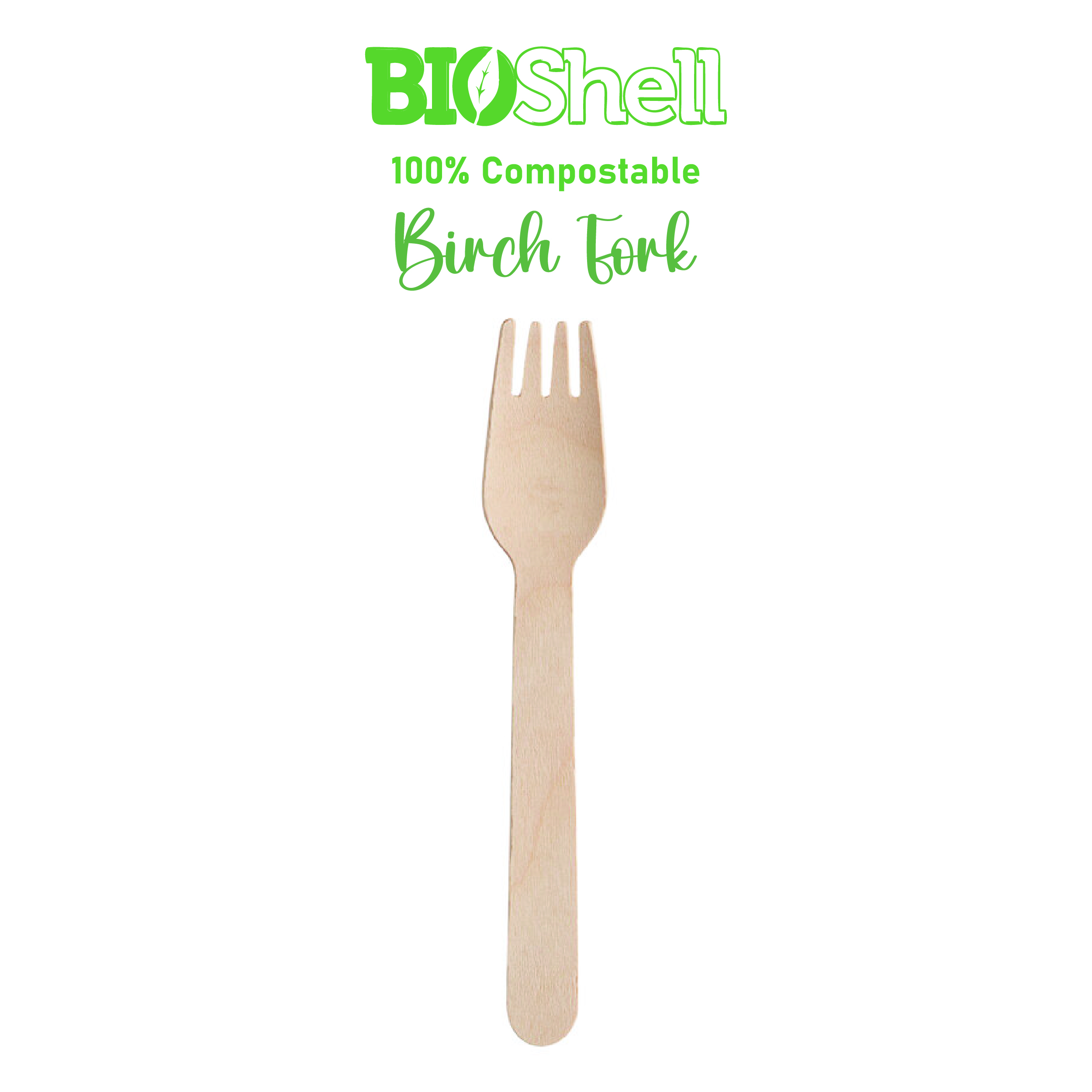 Bioshell Birch Cutlery